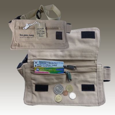 Ka Pao Tung - Geldgürtel/Moneybelt - Beige/Khaki