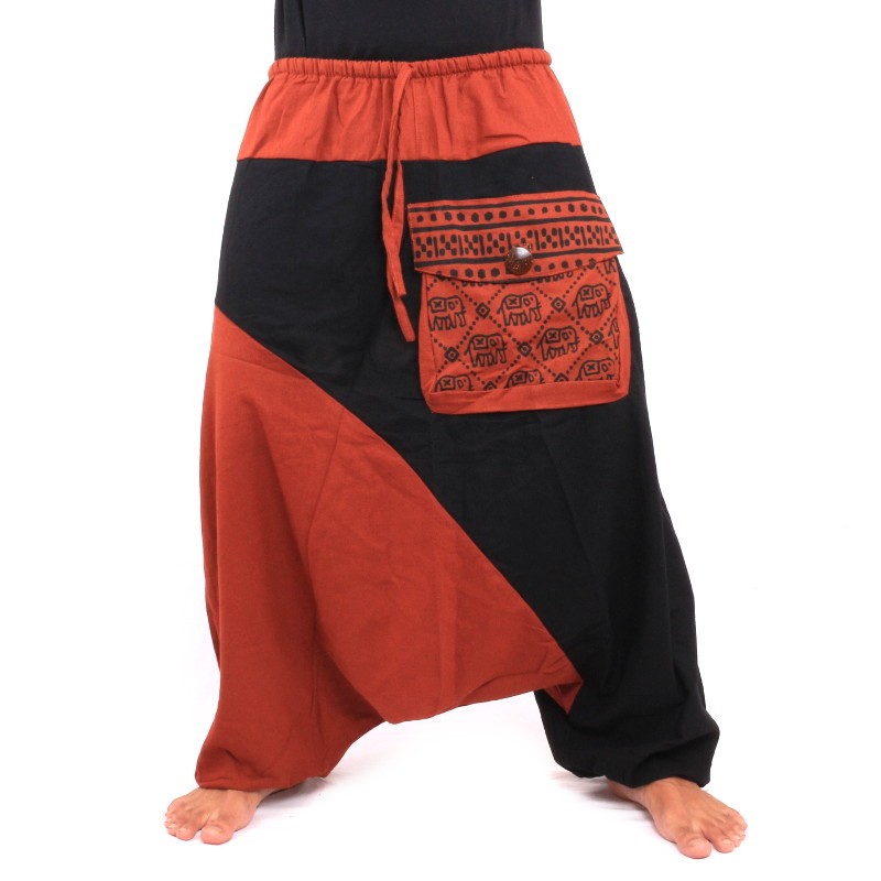 Aladdin pants two-colored ARY-F2