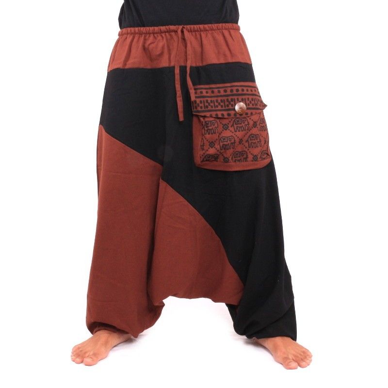 Aladdin pants two-colored ARY-F5