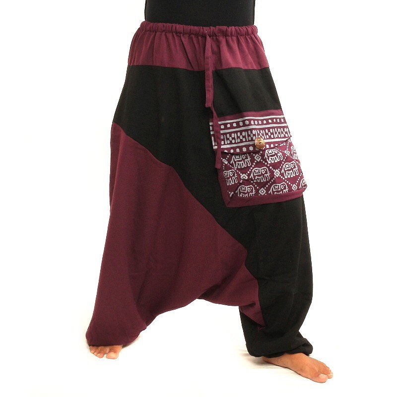 Aladdin pants two-colored ARY-F6