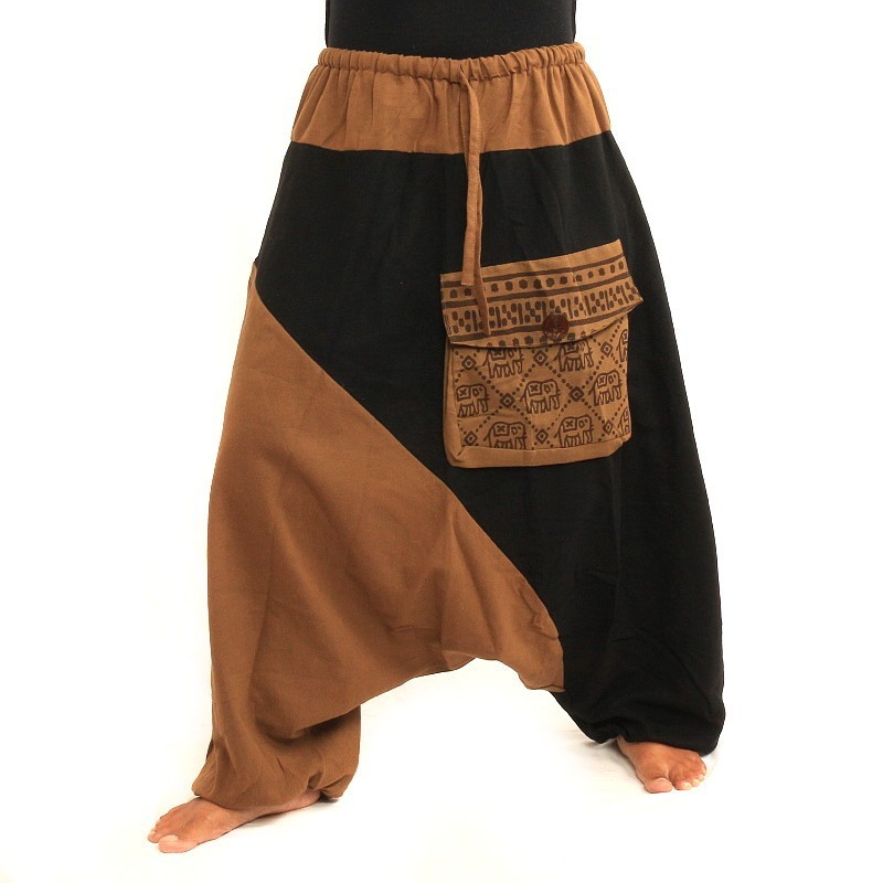 Aladdin pants two-colored ARY-F7