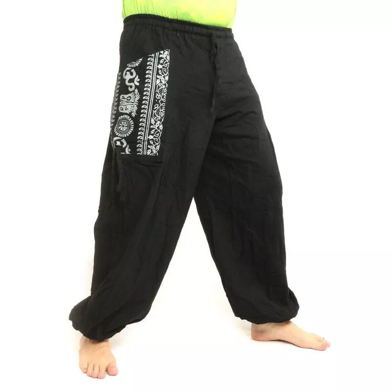 Thai hippie pants for tying Ethno application of heavy cotton