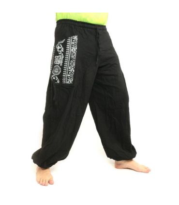 Thai hippie pants for tying Ethno application of heavy cotton