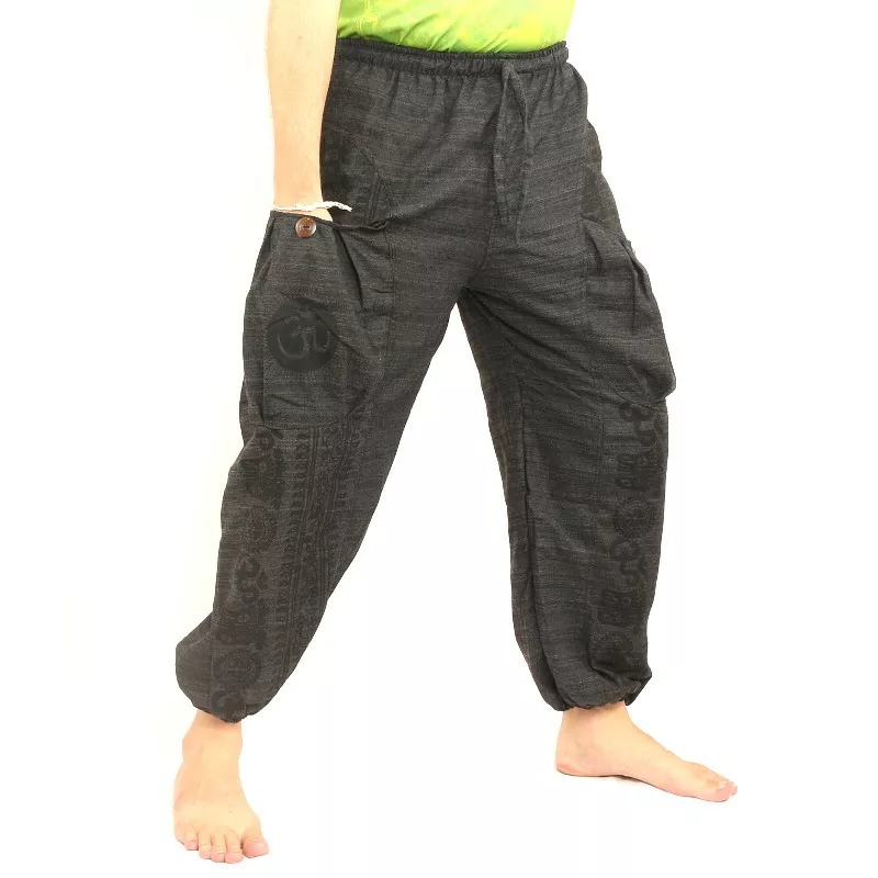 Thai Hippie Hose zum Zubinden Tibet Muster
