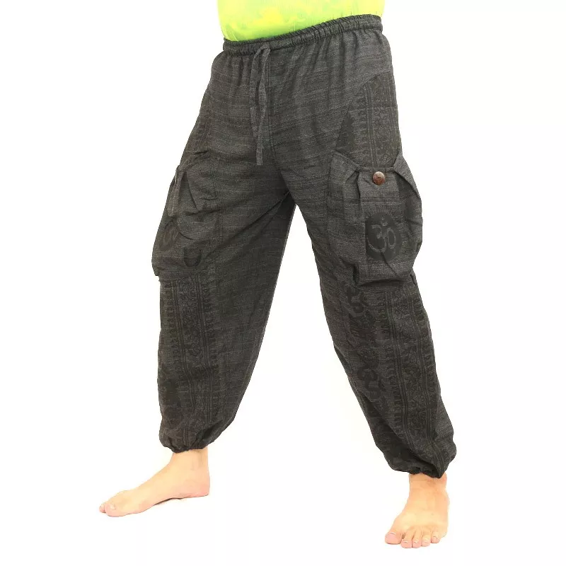 Thai Hippie Hose zum Zubinden Tibet Muster