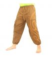Chiller pants squiggle pattern beige