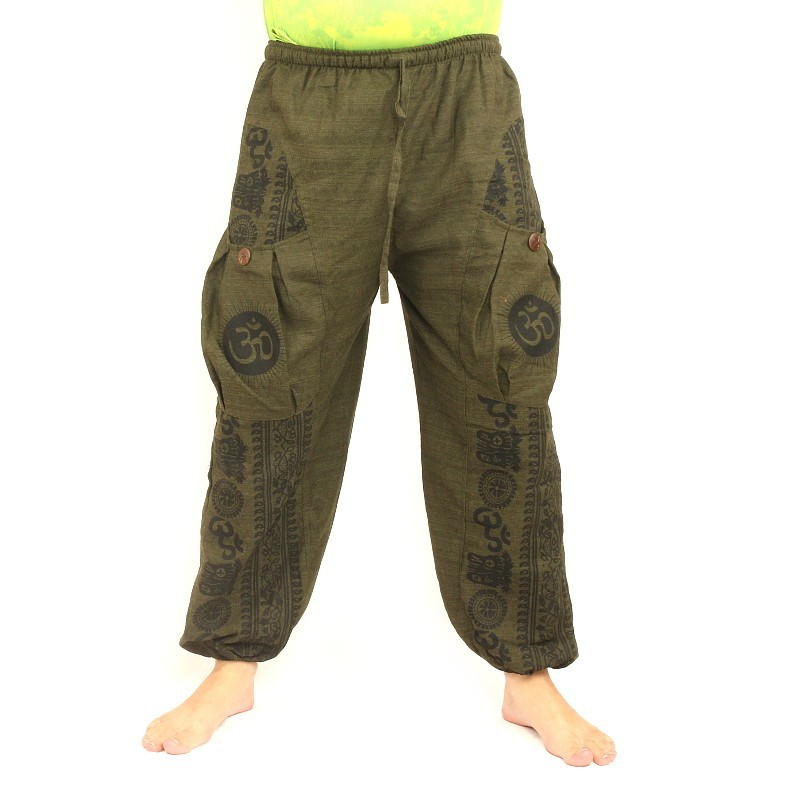 Thai Pants to tie Tibet tribal pattern ATM-A7