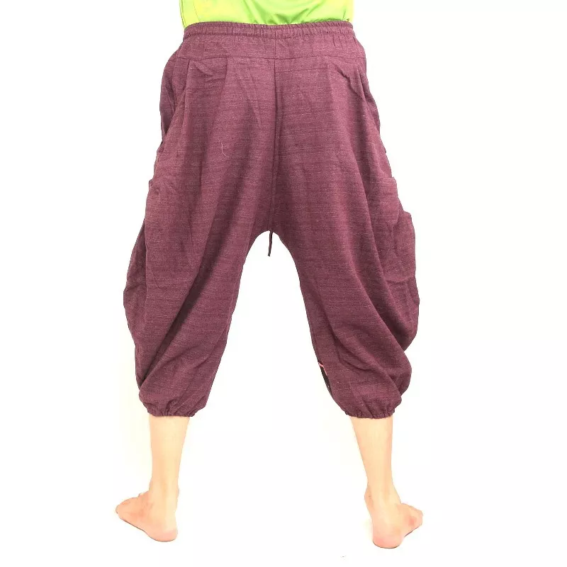 Haremshose Caprihose magenta