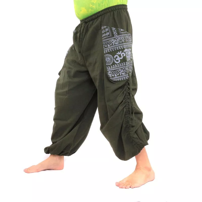 Thai hippie pants for tying Ethno application of heavy cotton