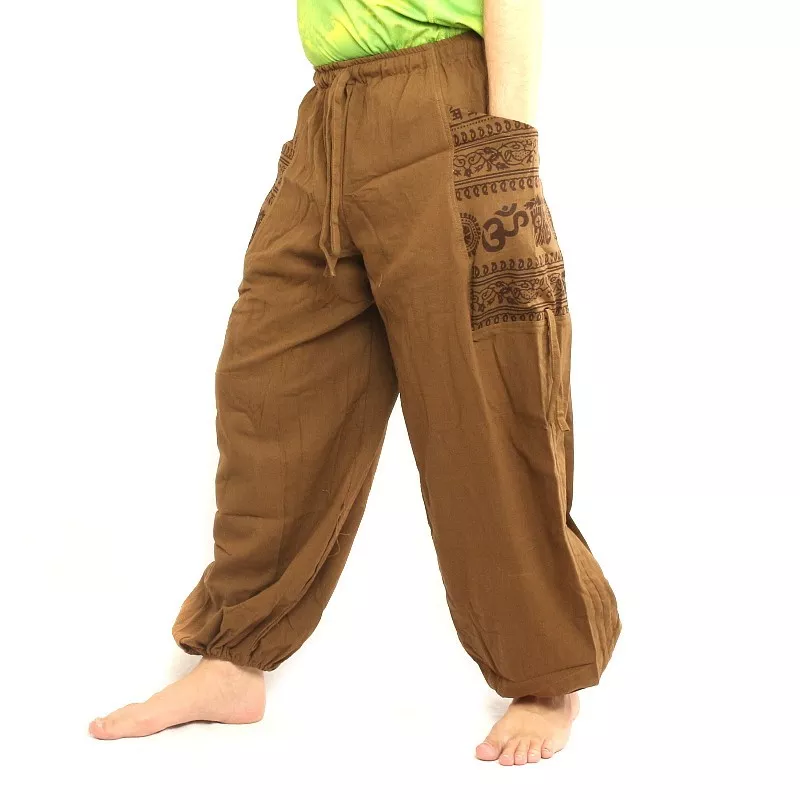 Thai hippie pants for tying Ethno application of heavy cotton