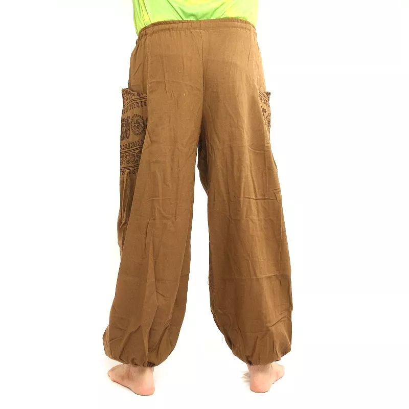 Thai hippie pants for tying Ethno application of heavy cotton