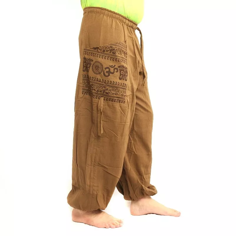 Thai hippie pants for tying Ethno application of heavy cotton