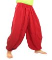 Harem pants cotton red