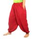 Harem pants cotton red