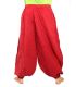 Harem pants cotton red