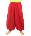 Harem pants cotton red