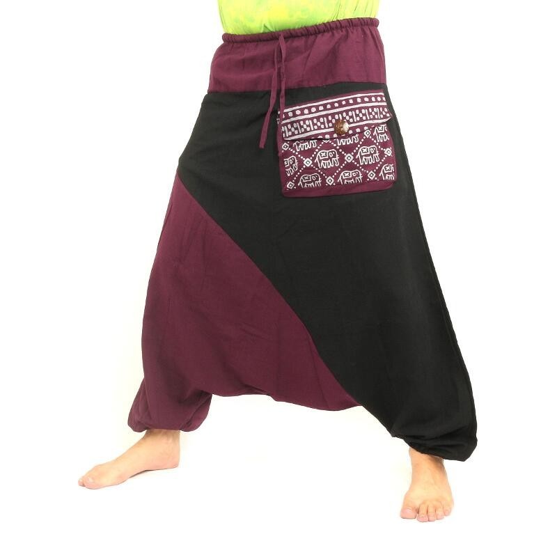 Aladdin pants two-colored ARY-F6