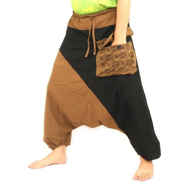 Aladdin pants two-colored ARY-F7