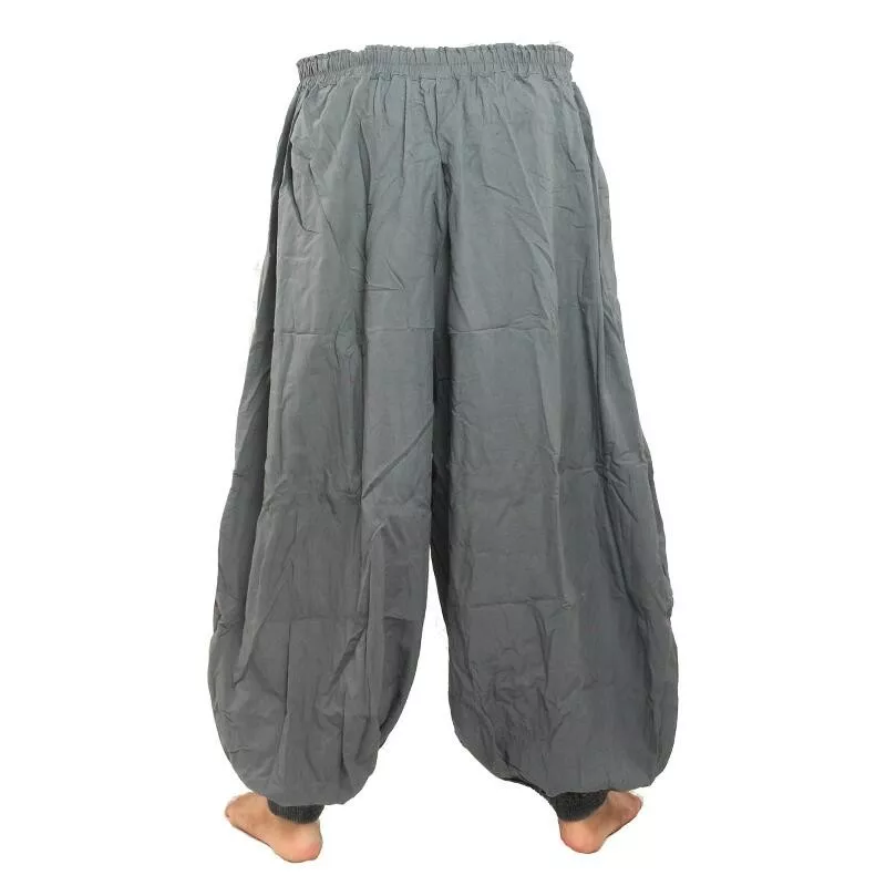 harem pants cotton grey