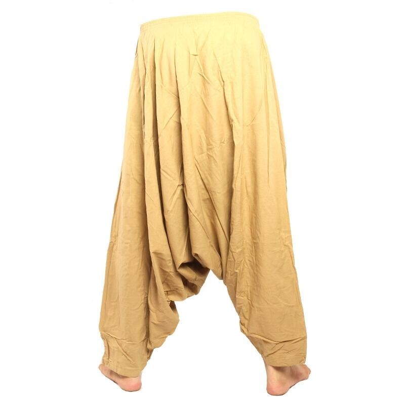 Harem pants cotton khaki TCMSB1