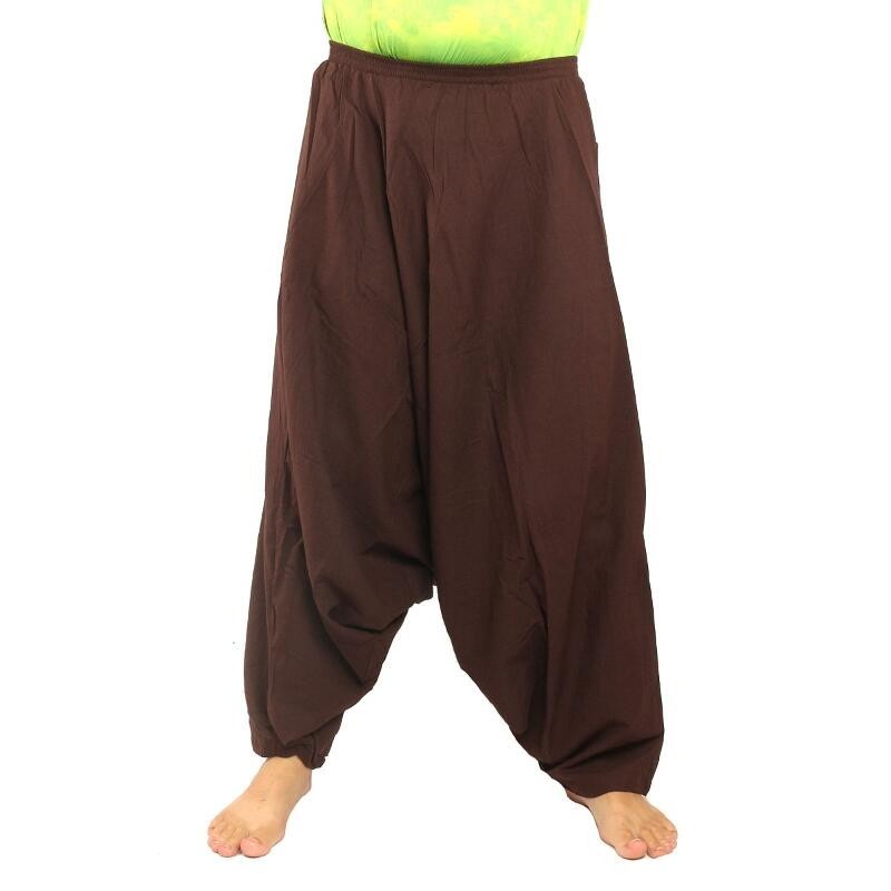 Aladdin Pants Baggy pants Sii Naam Thaan, brown TCMS-B5