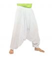 Aladdin pants cotton white