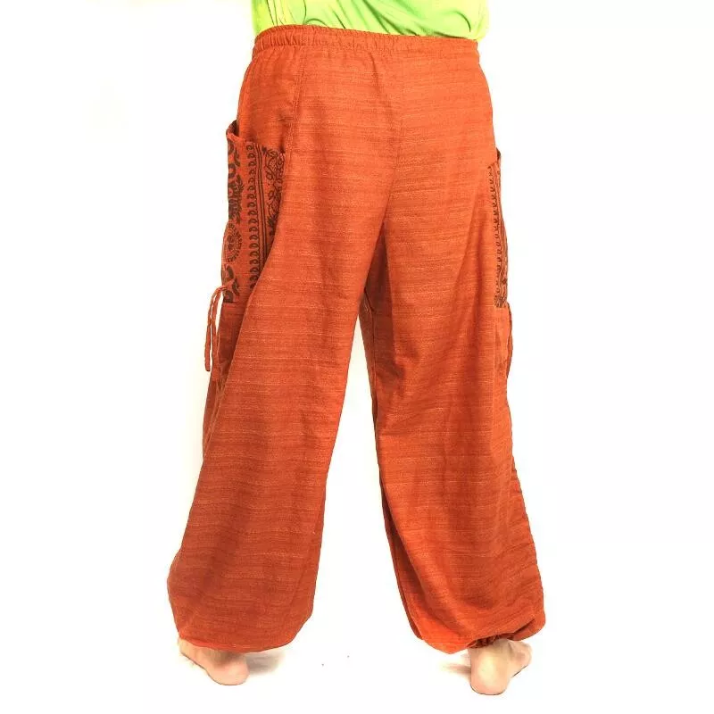 Thai hippie pants for tying Ethno application of heavy cotton