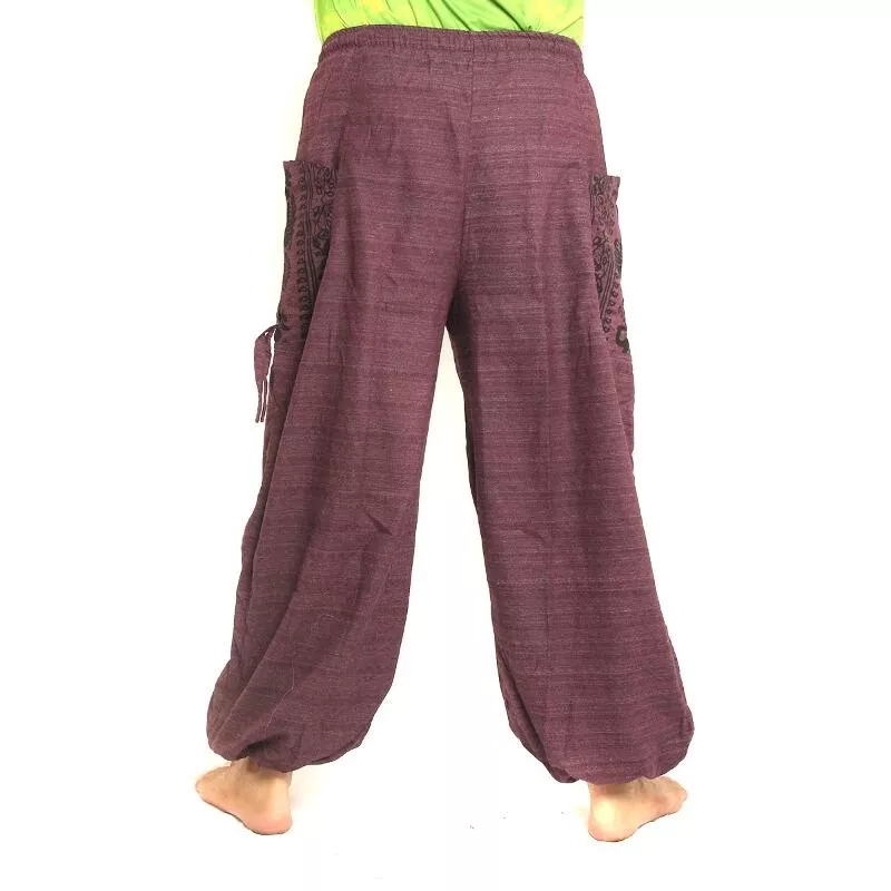 Thai hippie pants for tying Ethno application of heavy cotton