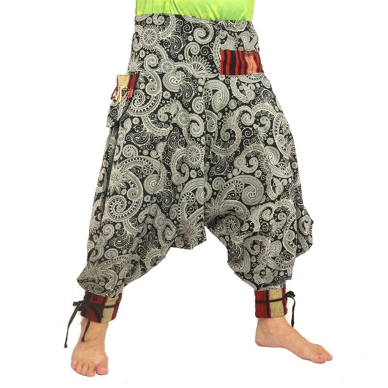 Hmong hilltribe pants made of cotton from northern Thailand handicraft ...