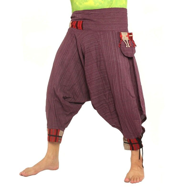 Hmong hilltribe pants made of cotton from northern Thailand handicraft ...