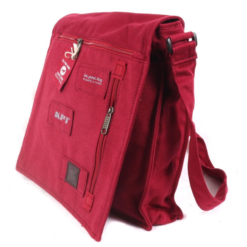 Ka Pao Tung large shoulder bag Burgundy Red KPT5035