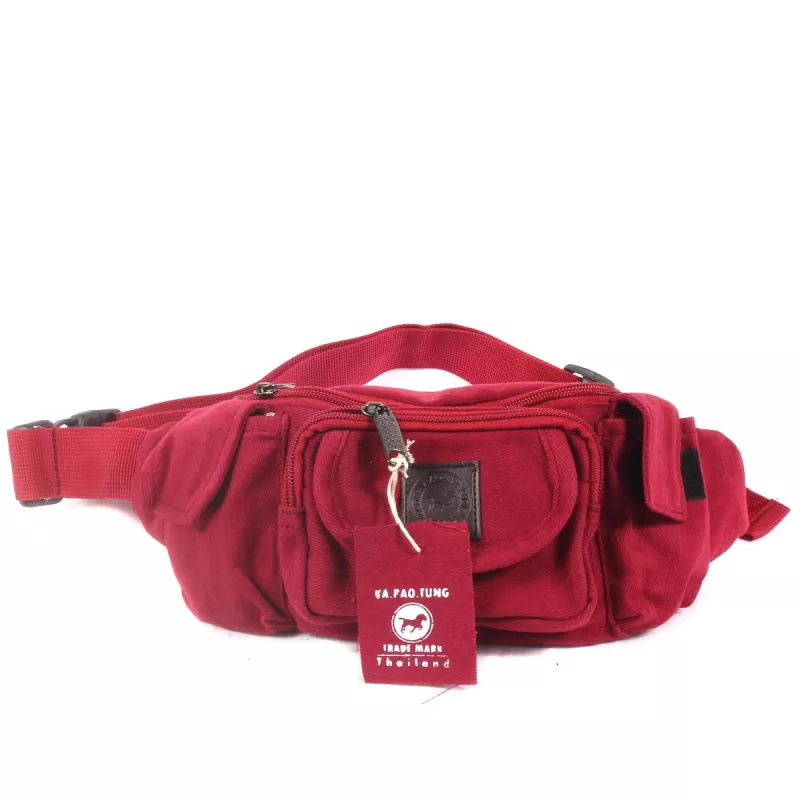 Sac de frappe Ka Pao Tung - Sac de ceinture - Rouge rubis