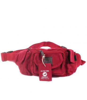 Sac de frappe Ka Pao Tung - Sac de ceinture - Rouge rubis