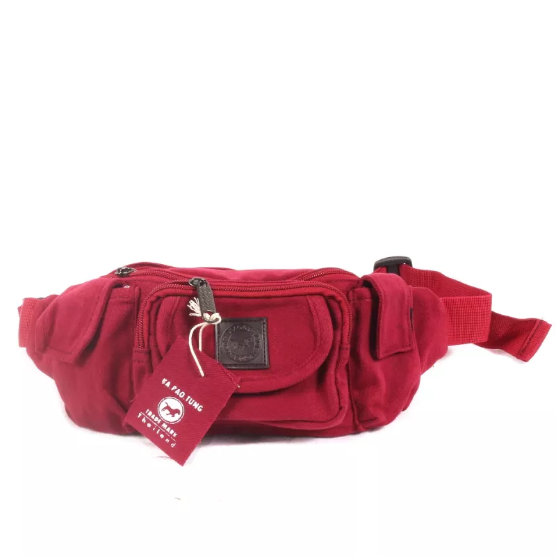 Sac de frappe Ka Pao Tung - Sac de ceinture - Rouge rubis
