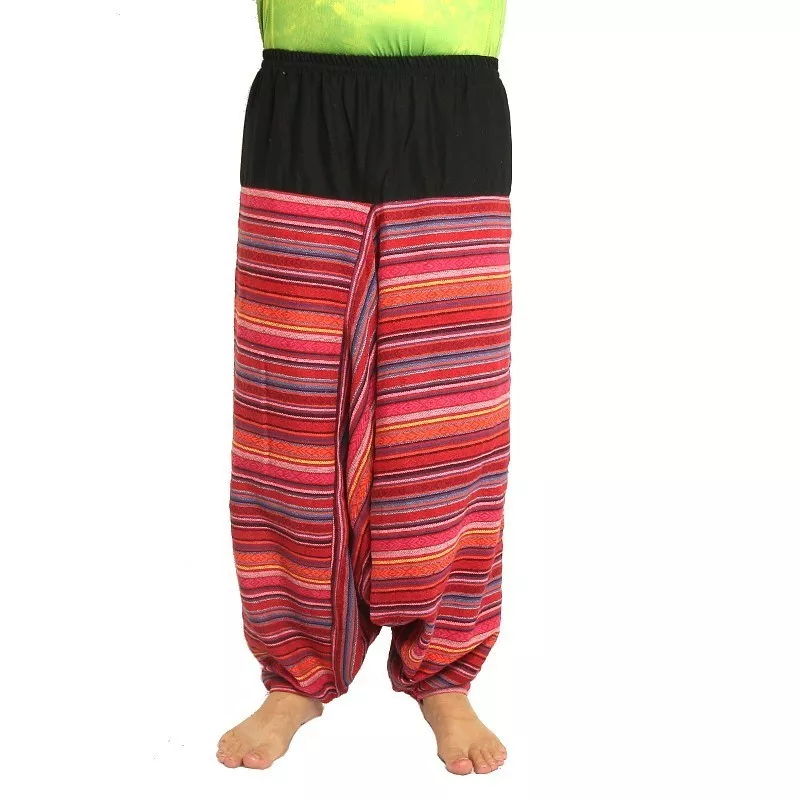 Pantalon sarouel tissé