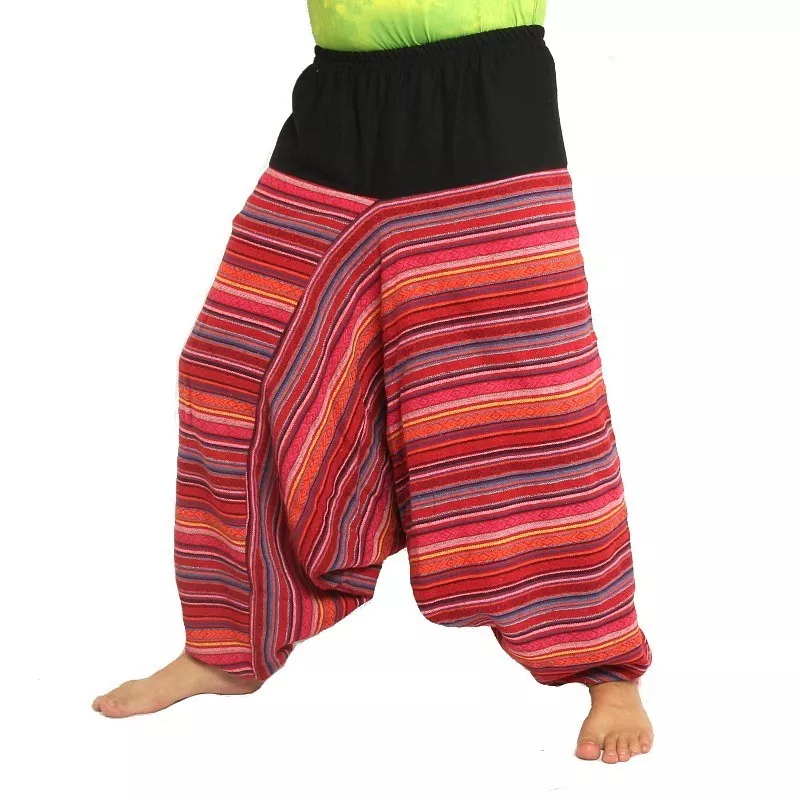 Pantalon sarouel tissé