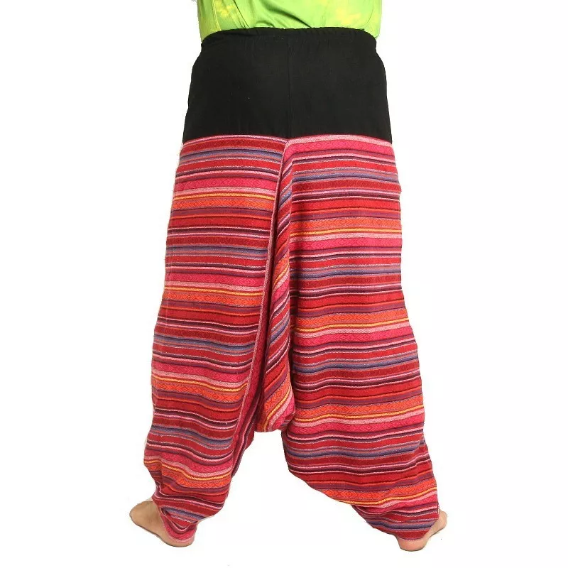 Pantalon sarouel tissé