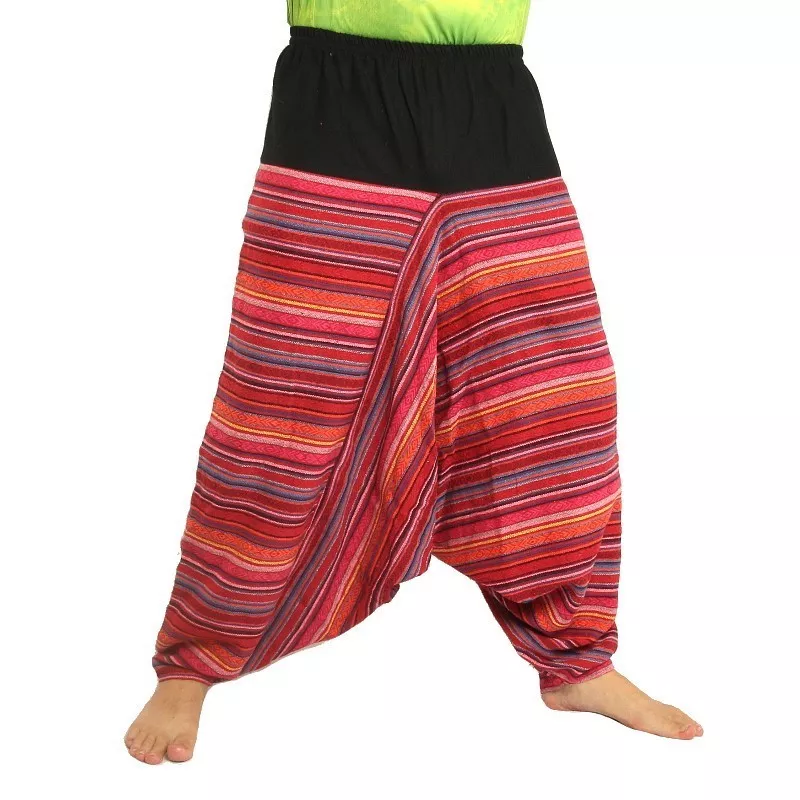 Pantalon sarouel tissé