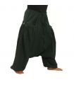 Pantalon sarouel avec 2 poches latérales profondes, vert