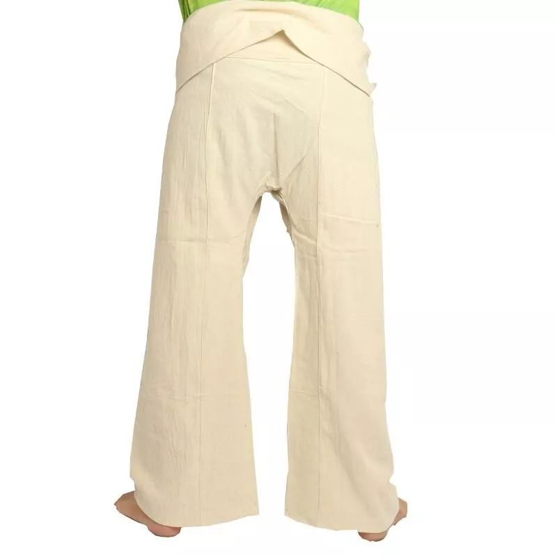 Pantalon de pêcheur thaïlandais - non teint - extra long