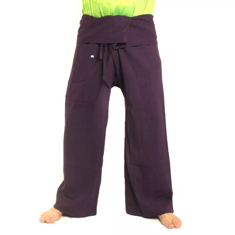 Thai Fischerhose - mangosteen - extra lang Baumwolle