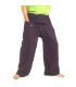 Pantalones de pescador tailandés - púrpura - algodón extra largo