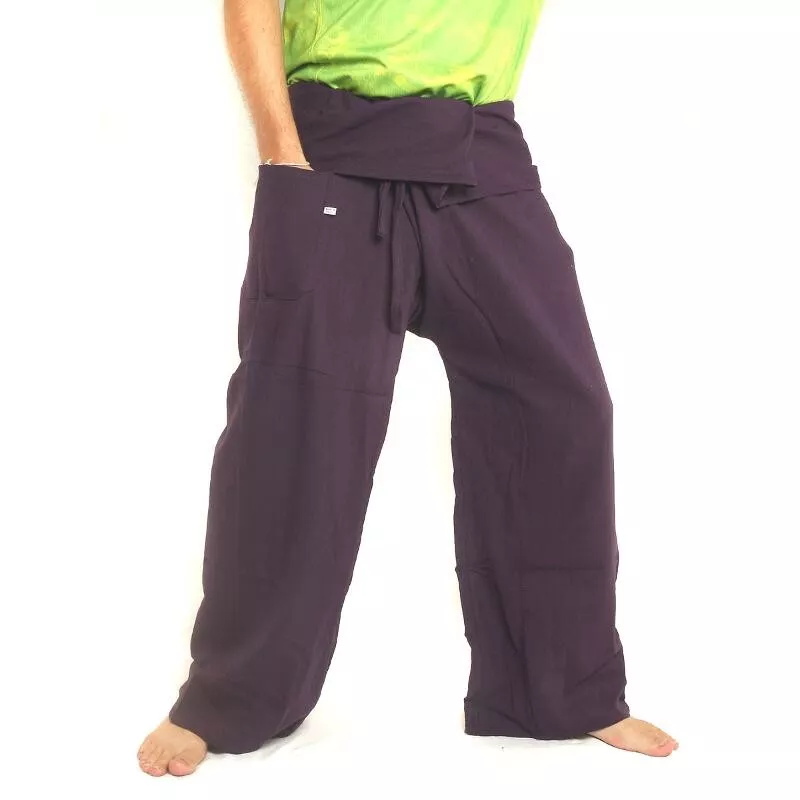 Thai Fischerhose - mangosteen - extra lang Baumwolle