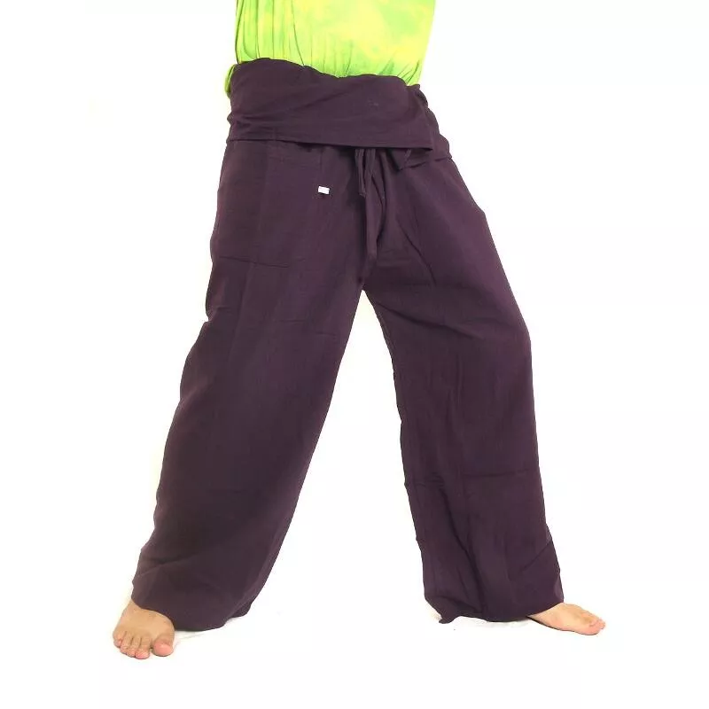 Thai Fischerhose - mangosteen - extra lang Baumwolle