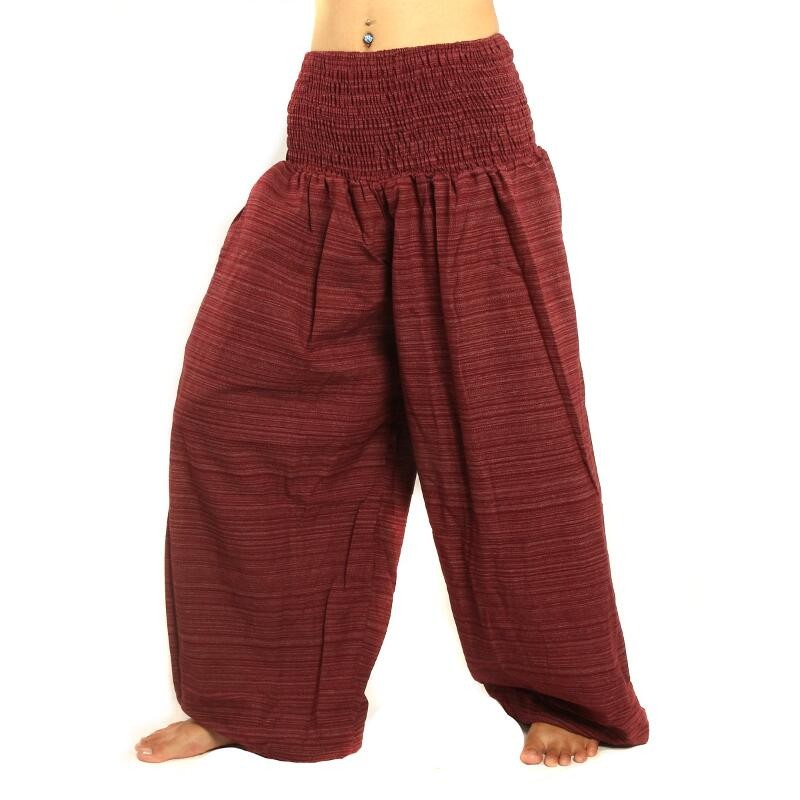 Harem pants high cut red TCMA-3