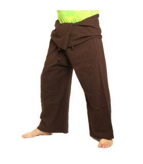 Thai Fisherman pants - brown - extra long cotton
