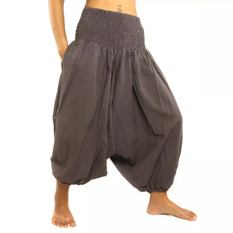 Pantalons de harem Mesdames et Messieurs aubergine