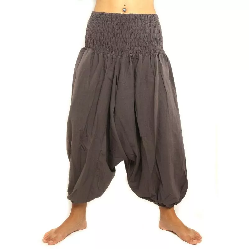 Pantalons de harem Mesdames et Messieurs aubergine