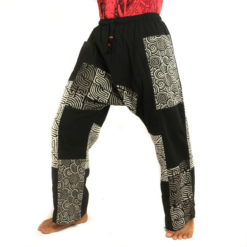 Thai patchwork pants size M SOMP-S1