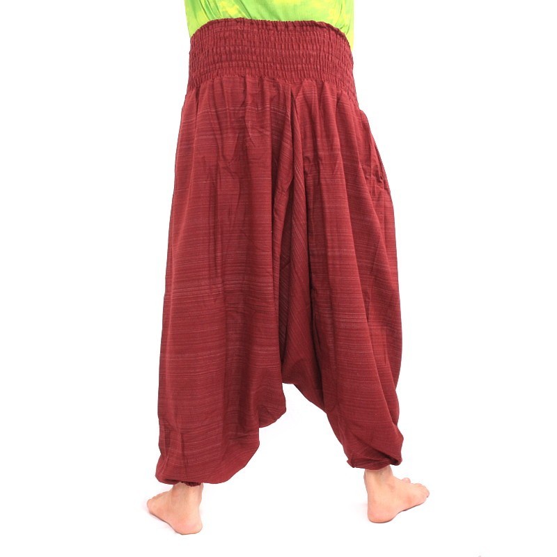 Aladdin Pants Afghan Afghani Trousers Cotton - red ARDT-6